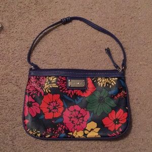 Like New Nine West Floral Wristlet